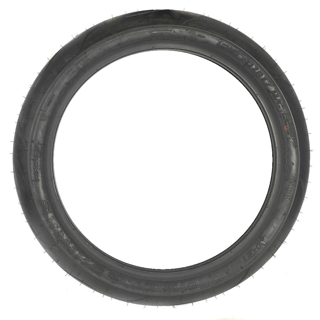 LLANTA SHINKO 120/70ZR17 (58W) 4PR TL F010 JLSB APEX RADIAL