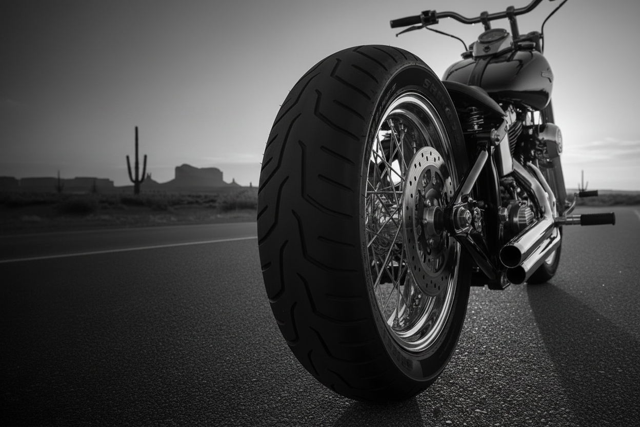 Motorcycle Grayscale